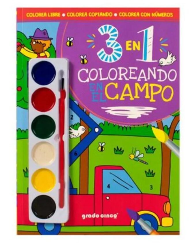 3 en 1 coloreando en el campo - aavv